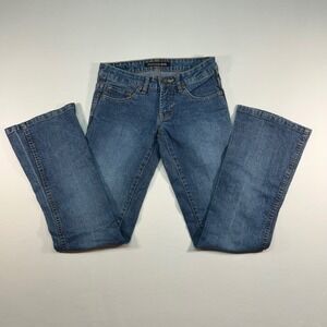 Pepe Jeans London S73 Women 24 Blue Bootcut Low Rise Medium Wash‎ Denim Jeans